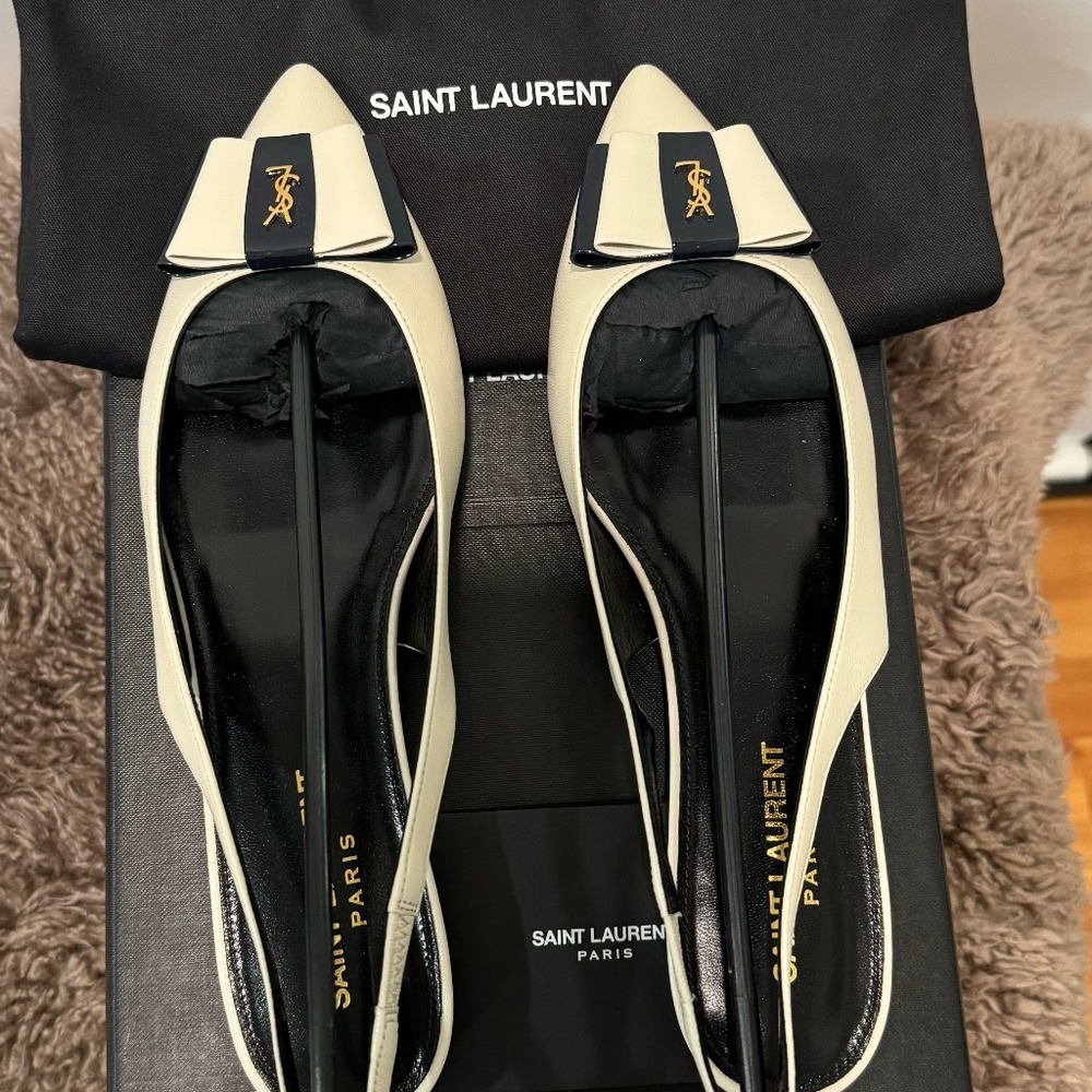 YSL Anais Slingback Flats - Picture 3 of 6